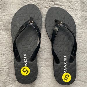 COACH flip flops